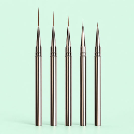 Nail Liner Brush Set, 5 Piece