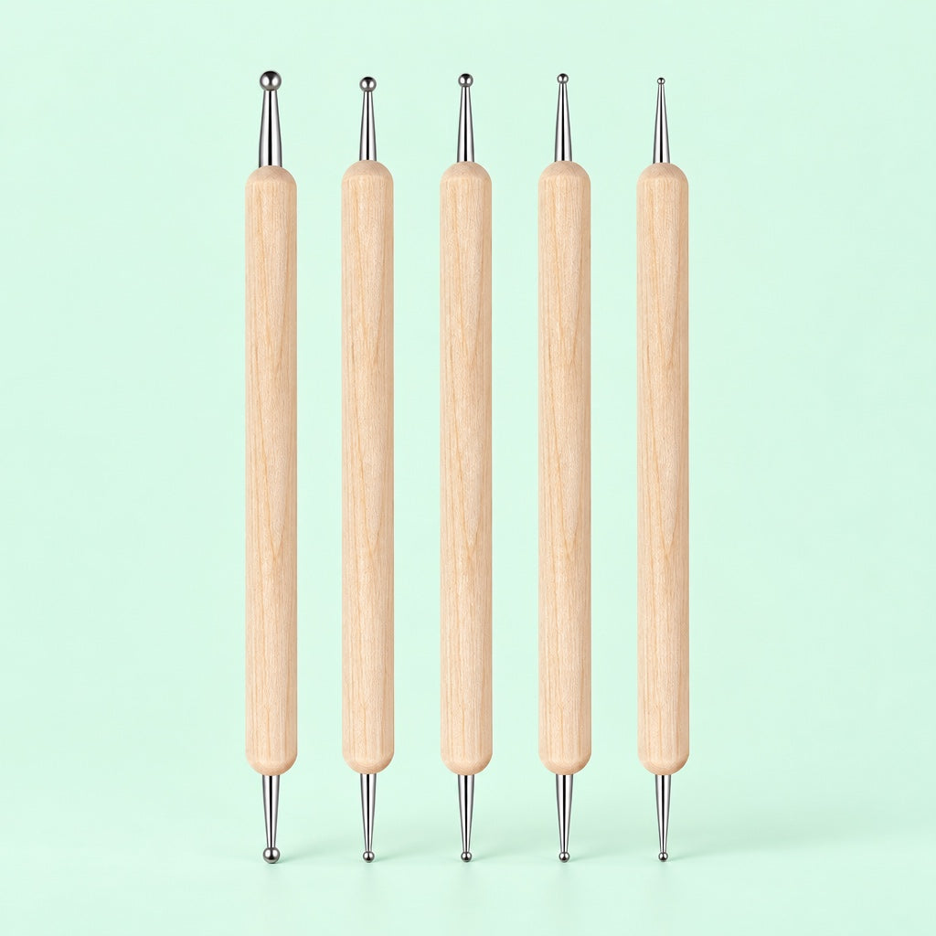 Nail Dotting Tool Set, 5 Piece