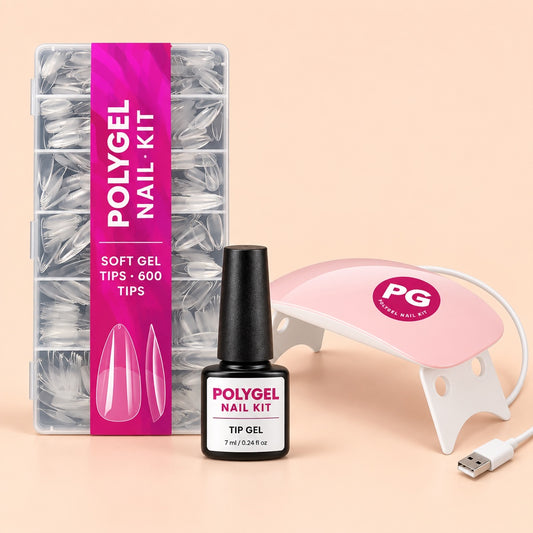 Soft Gel Tip Kit with Lamp