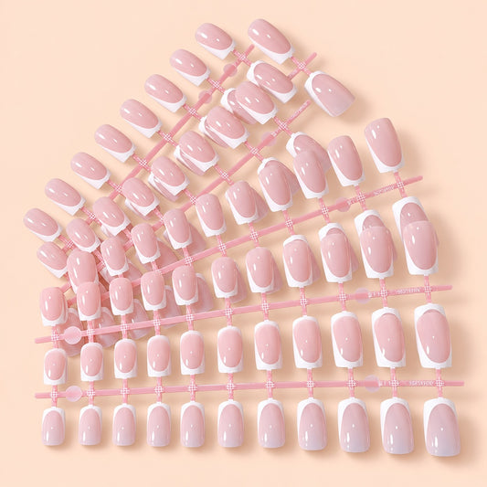 French Tip Press-On Nails, 120 Count