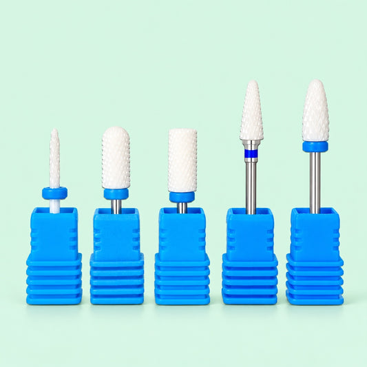 Ceramic Nail Drill Bits, 5 Piece