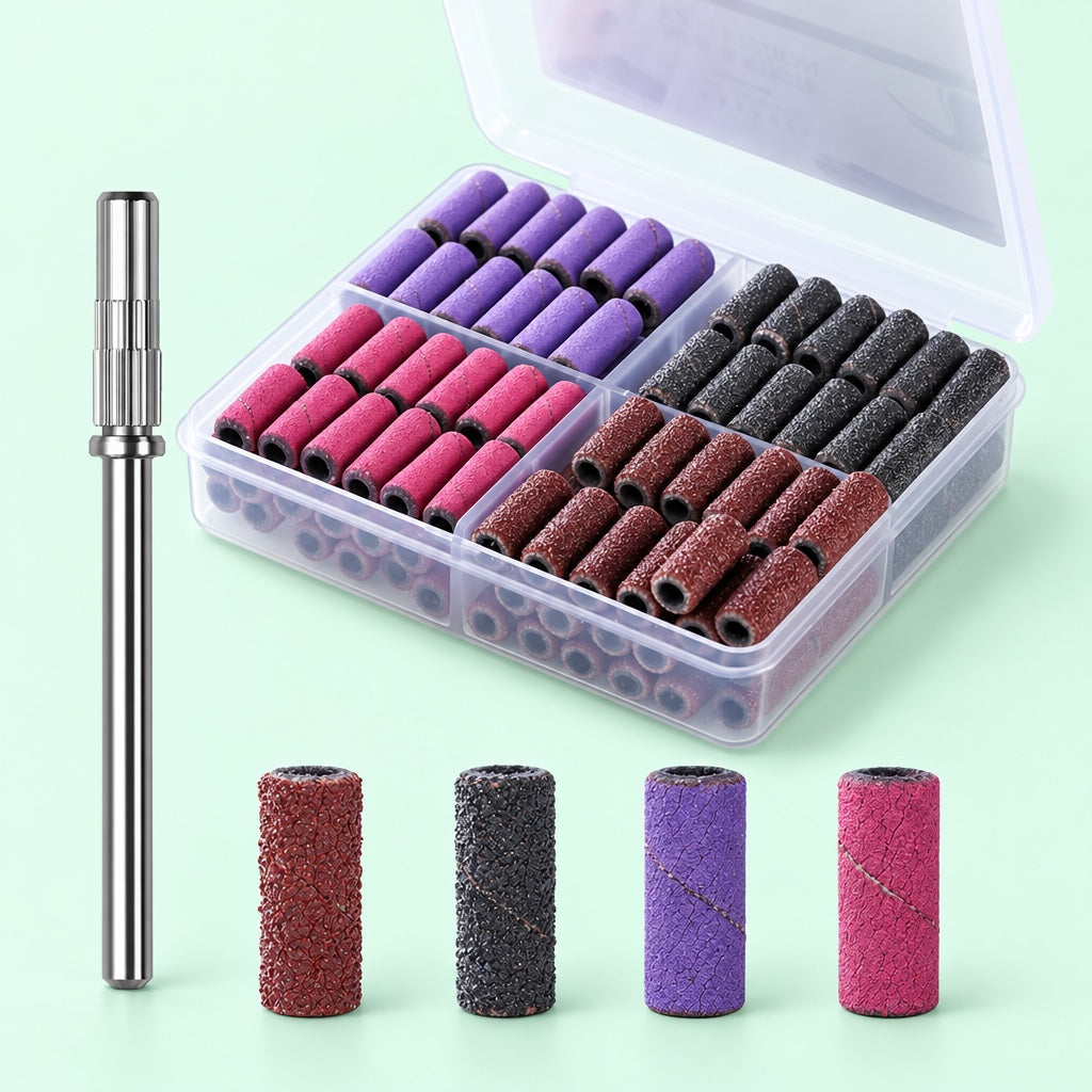 Nail Sanding Bands, 100 with Mandrel