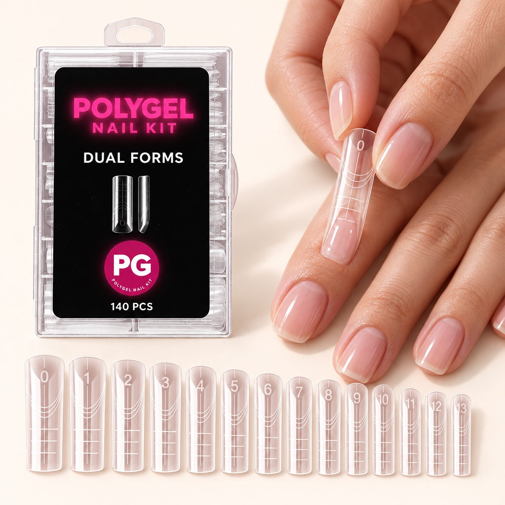 PolyGel Nail Kit with LED Lamp